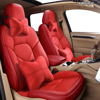

kokololee Custom Leather car seat covers For Volvo S80 XC60 S60 C30 S90 C70 V60 V40 XC90 XC40 S40 XC Classic Automobiles Seats