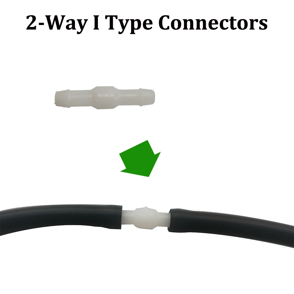 60 шт./компл. Универсальный T/Y/I Тип Сплиттер Комплект дворники лобового стекла водораспрыскивающее сопло шланговый соединитель автомобильные аксессуары