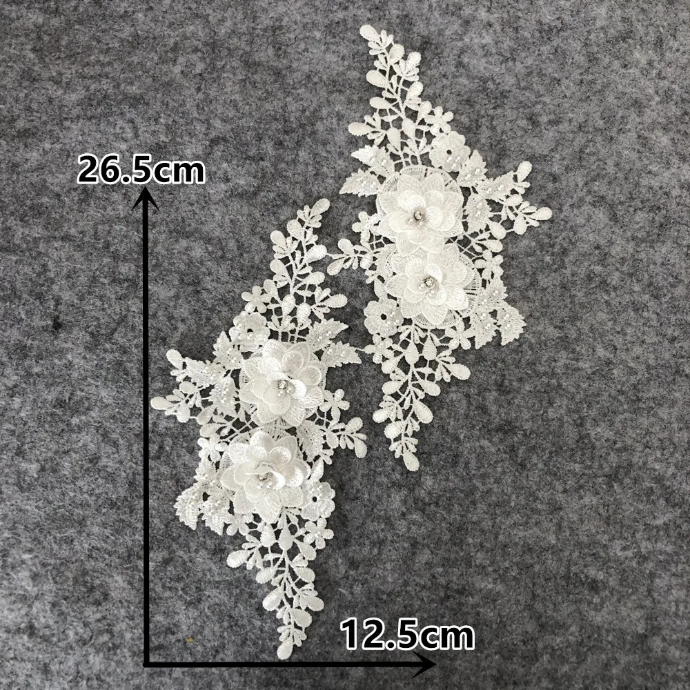 Lace Accessories Flower Hollow ABS pearl 3D Rhinestone Lace Dress Craft Material Sewing Embroidery Application lace fabric,lace ribbon,lace garment accessories,lace sewing supplies,lace decoration,lace accessories,lace sewing accessories