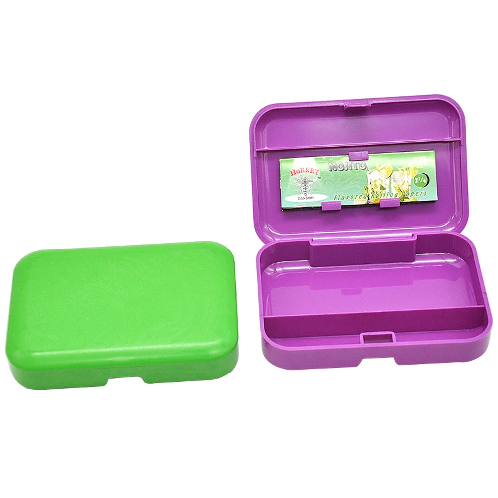 Новый портативный карманный пластиковый контейнер для табака (110 мм * 75 мм) чехол