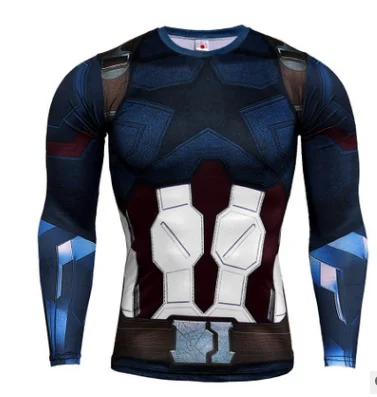 Новинка, колготки Человека-паука, Мстители, mtb, Джерси, Infinity War, спортивные топы для фитнеса, Marvel, футболка с длинным рукавом, майка для мотокросса - Цвет: Бежевый