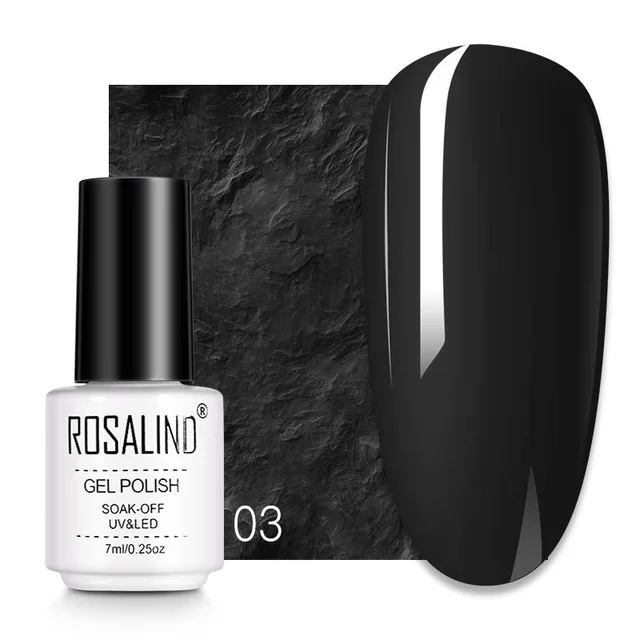 ROSALIND 7ML Nail Gel Polish Hybrid Varnishes All For Manicure Nails Art Base Top Coat UV Lamp Vernis Semi Permanent Varnishes RC03