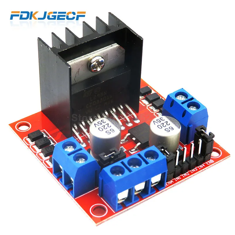 1 Pz L298N Modulo Scheda Driver L298 Motore Passo-Passo Smart Car Robot Breadboard Peltier Ad Alta Potenza
