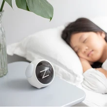 2021 nouveau mignon Expression réveil multifonctionnel chevet commande vocale veilleuse Snooze rechargeable enfant réveil