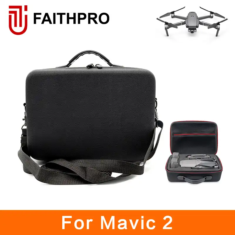Suitcase Drone Accessories Carrying Case Handbag PU Leather For DJI Mavic Mini 2