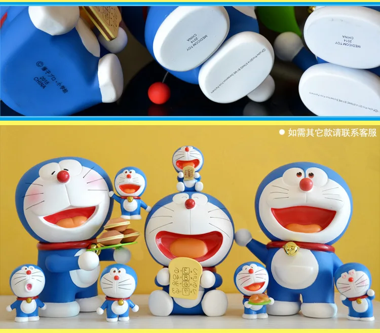 Синий жирный украшение игрушка мультфильм кукла ручной работы модель винил 100th юбилей реквизит украшение дома аксессуары синий жирный 4