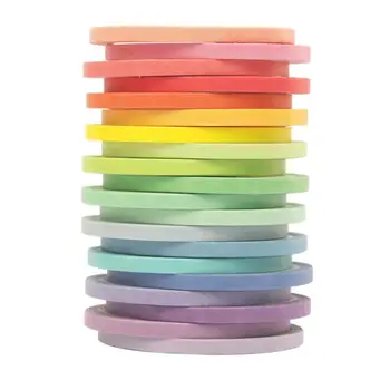 

60PCS 20 Colors Tapes Set Decorative Masking DIY Tapes For Children And Gifts Wrapping Adhesive Tape Set