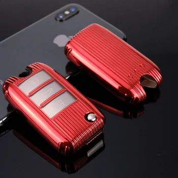 

Beautiful New Soft TPU Car Key Case FullCover For Roewe RX5 i6 ERX5 i5 RX8 RX3 for MG6 MG ZS EV EZS HS EHS Protector Accessories
