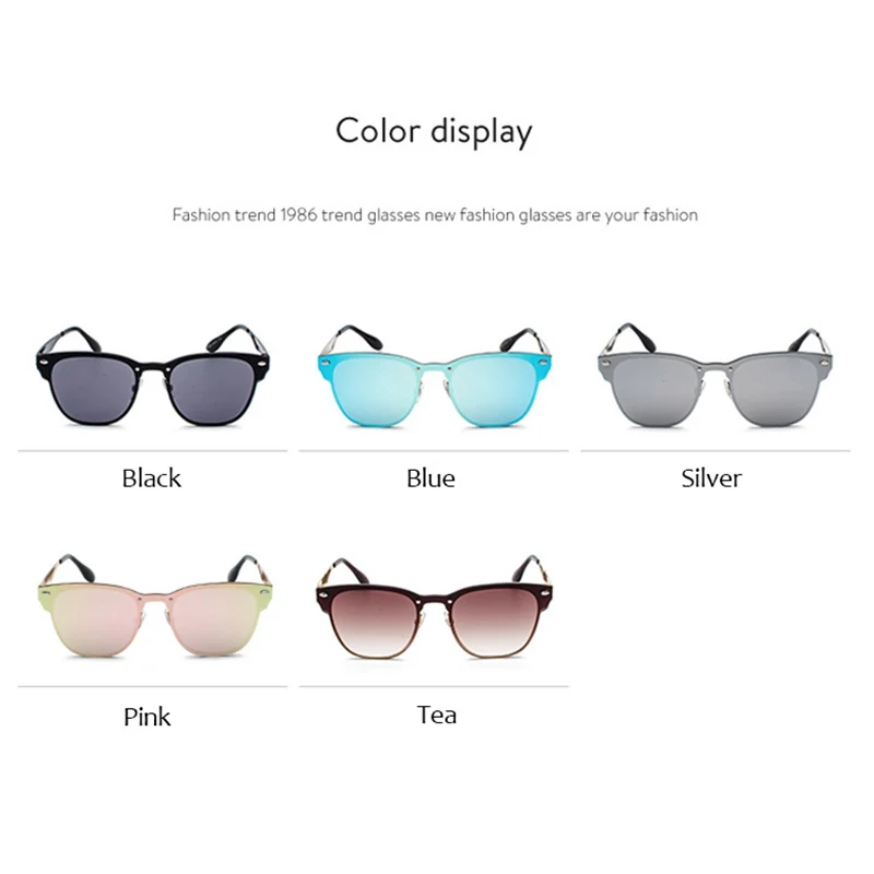 RBRARE Designer Sunglasses Women High Quality Mirror Luxury Sunglasses Women Siamese Square Sunglasses Women Vintage Oculos