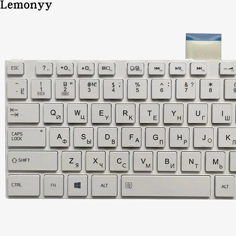  Russian for TOSHIBA C850 C855D C855 C870 C870D C875 L875 L950 L950D L955 L955D RU keyboard white