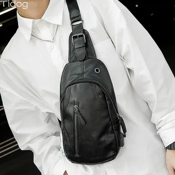 

Tidog Korean one shoulder casual cross prepuce chest bag
