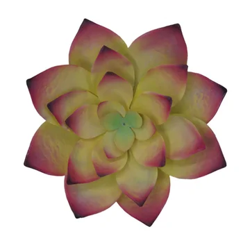 

1PC Succulent Wall Hanging Handmade Plants Wall Decor Decorative Plants Hanging 3D Plants Pendant Metal Succulent Pendant for St