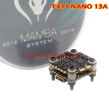 

Diatone MAMBA F411 NANO 13A controlador de vuelo MPU6000 Dshot600 y 2-4S MINI pila BEC 5 V/1.5A para RC FPV Racing Drone Racer