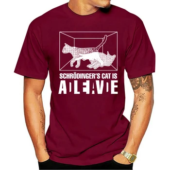 

Schrodinger's Cat - Mens T-Shirt - Physics / Funny / ScienceNew T Shirts Funny Tops Tee New Unisex Funny Tops