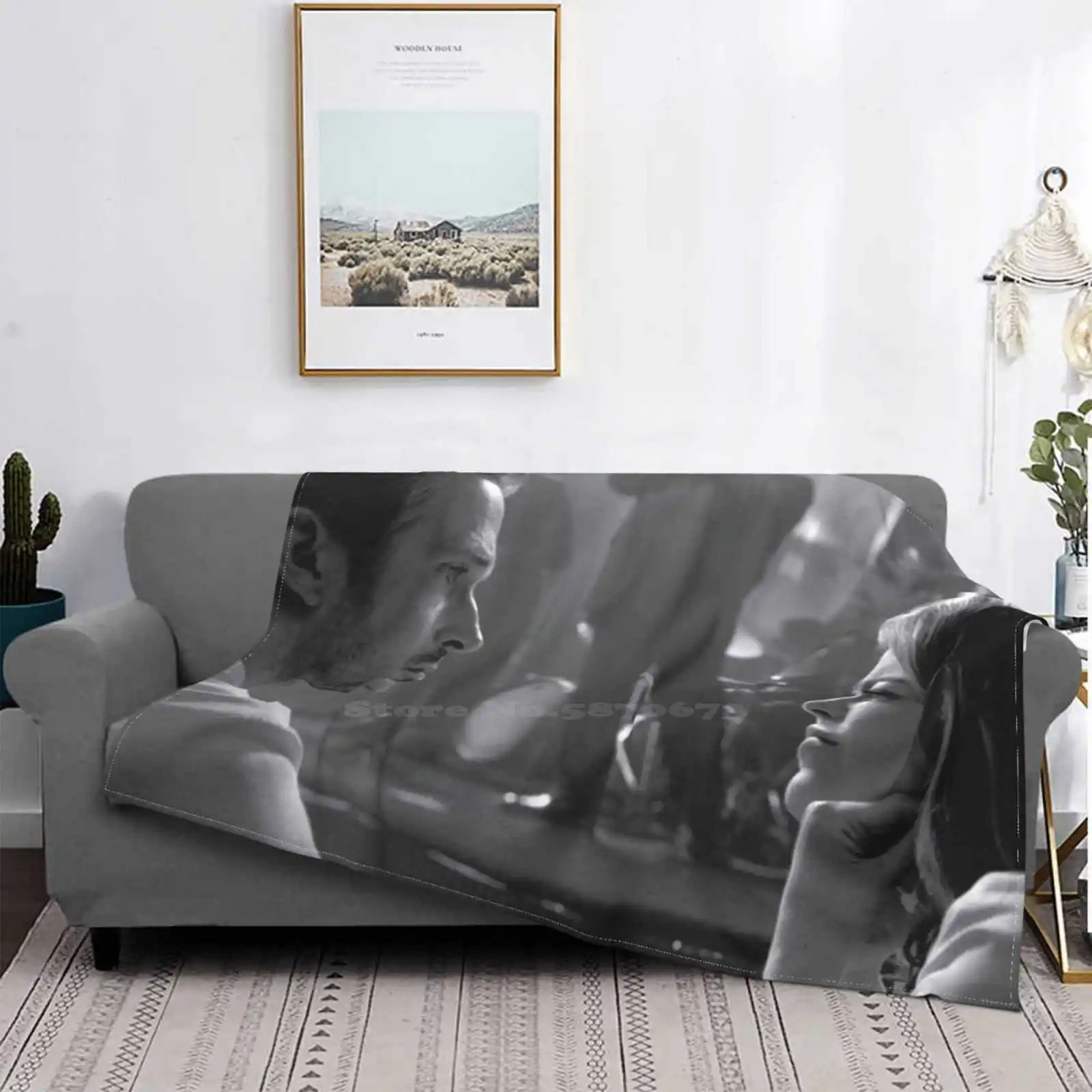 La Land Air Conditioning Blanket Soft Throw Emma Stone Ryan Gosling Musical Movie Film Movies Cinema | Дом и сад
