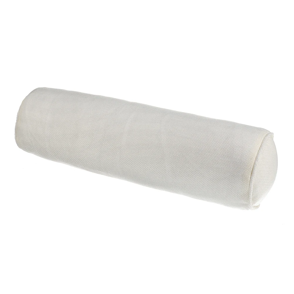 40x10cm Removable Pillow Summer Linen PP Cotton Body Neck Pillow Bed Roll Cushion Head Leg Back Support Travel Column Pillows - Цвет: Белый