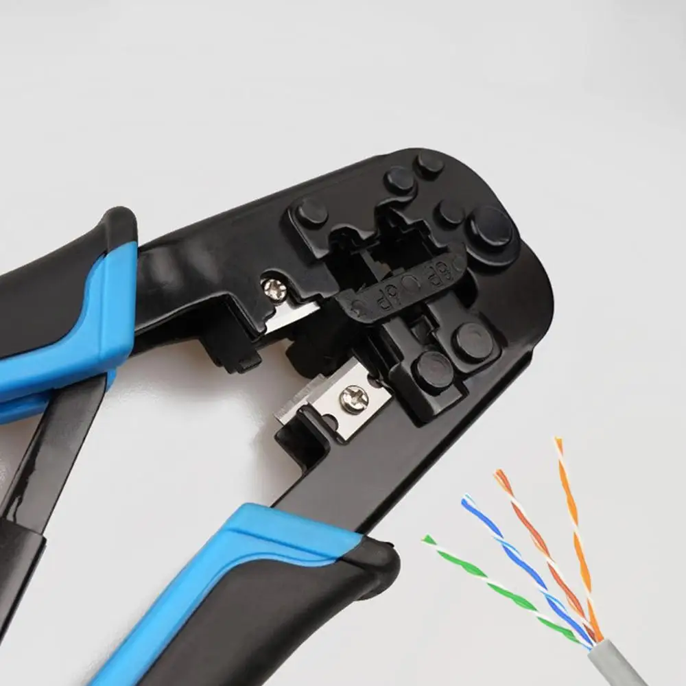 8PPC RJ45 щипцы инструмент 6P2C/6P4C/6P6C RJ11 кабельная сеть обжимных инструментов плоскогубцы 8 P/6 P многофункциональные Кабельные плоскогубцы пилинг ножницы