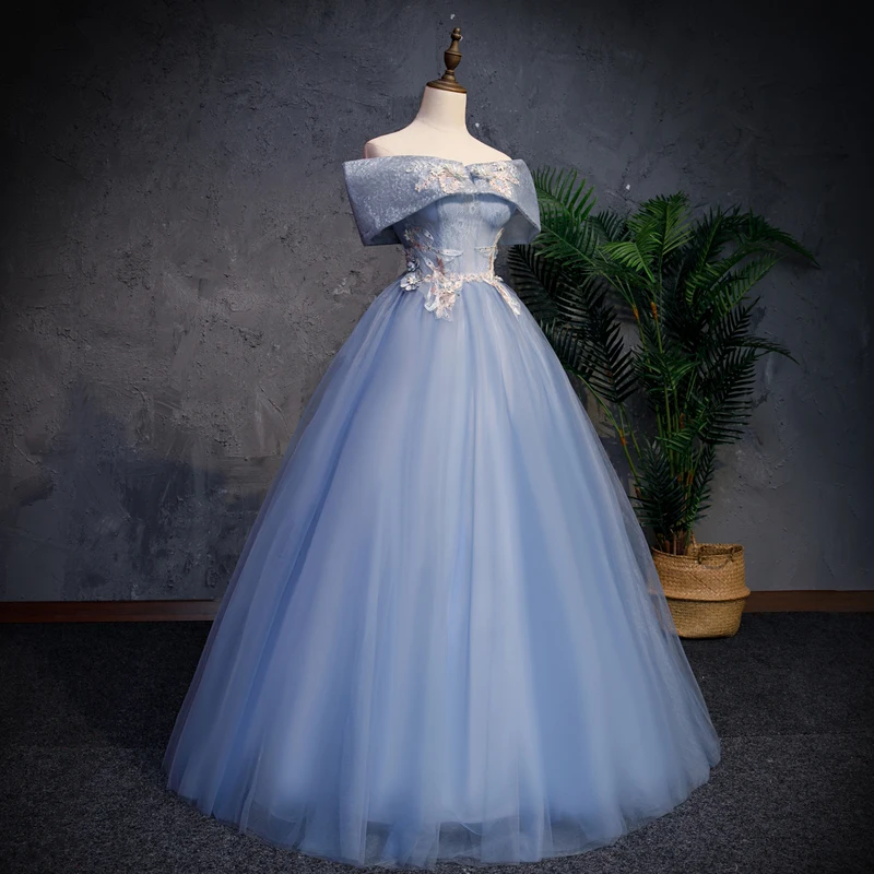 

100%real light blue slash collar lace carnival medieval dress Renaissance ball gown queen Victorian dress/Marie Antoinette/Belle