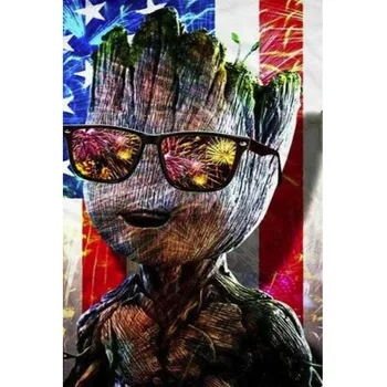 

5d DIY Diamond Embroidery Diamond Painting Cross Stitch Picture Of Rhinestones Marvel Superhero Collect Diamond Mosaic Handcraft