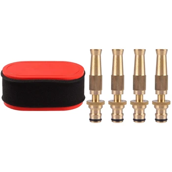 

1set LT4200 951-12260 Air Filter with 951-12256 Pre-Filter & 4 Piece Spray Nozzle Brass Adjustable Copper Straight