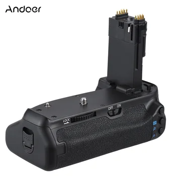 

Andoer Vertical Battery Grip Holder Compatible with 2 * LP-E6 Battery for Canon EOS 70D/80D DSLR Camera