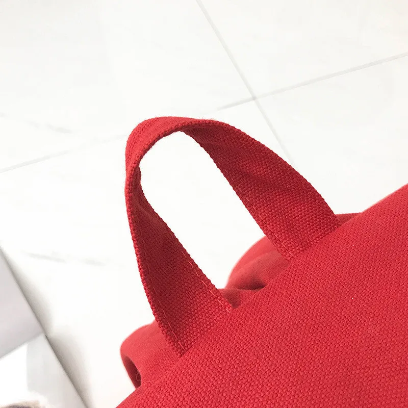 Litthing модный красный рюкзак женская сумка через плечо школьные сумки для подростков девочек и мальчиков Повседневный однотонный рюкзак школьный рюкзак Mochila