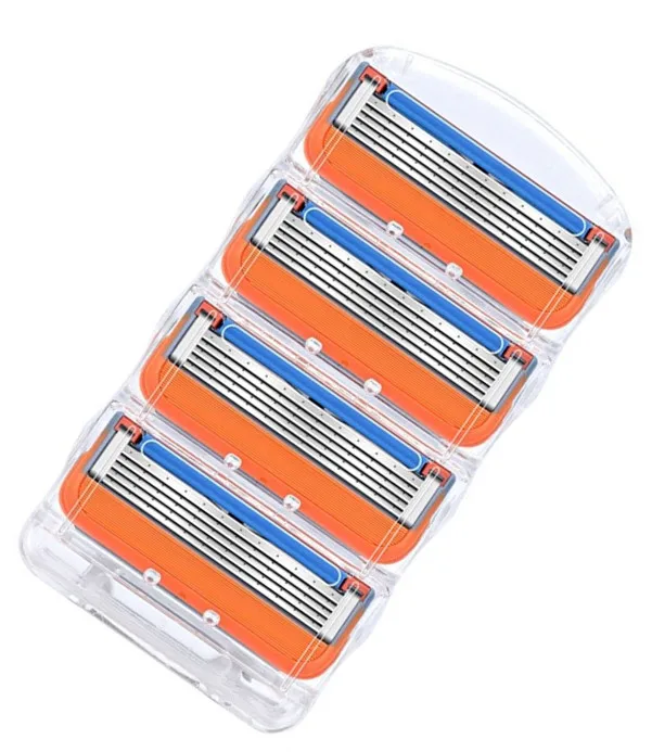 

4pcs/lot Razor Blades Cassette Shaving Blade for Men Face Compatible Gillettee Fusione