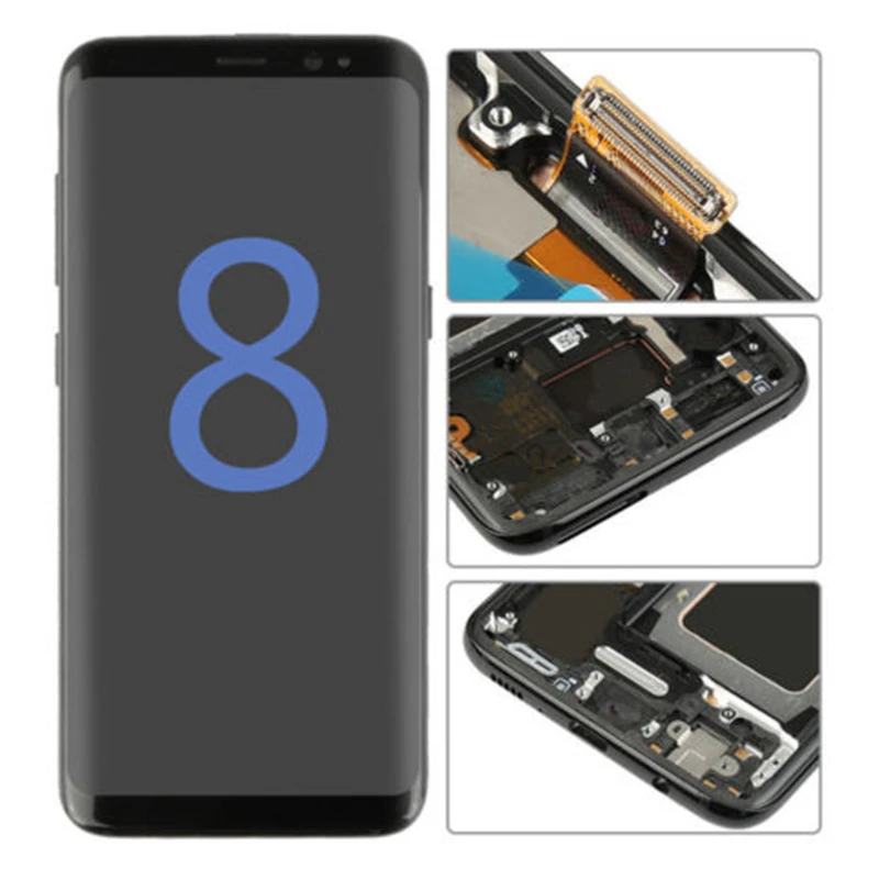 Высокое качество для Samsung Galaxy S8 g950 G950F дисплей сенсорный экран дигитайзер Замена+ Инструменты