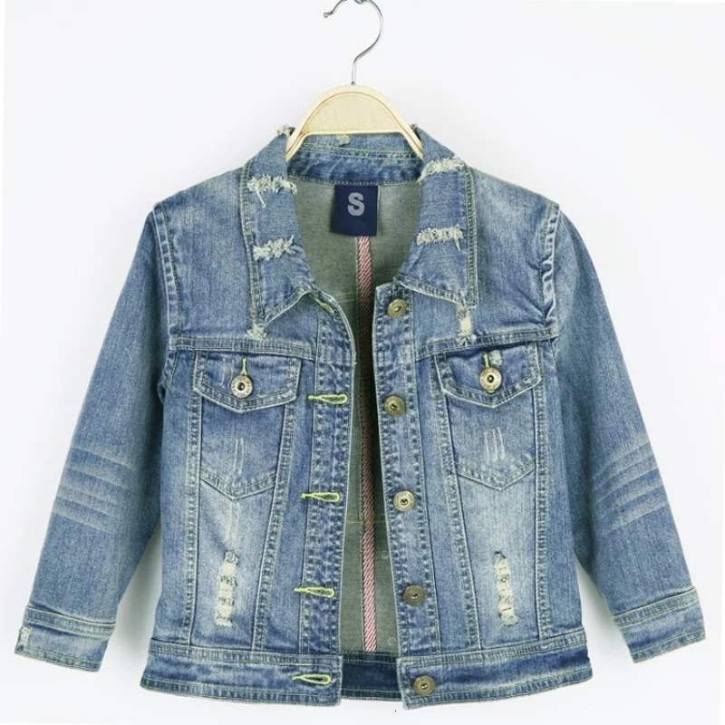 

Vintage Half Sleeve Denim Coat Women Boyfriend Style Harajuku Beaded Ripped Jean Jacket Spring Autumn College Jaqueta Feminina