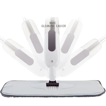

Microfiber Dual Sided Mop 360° Rotating Spin Mop Telescoping Floor Lazy Household Cleaning Water Absorption Tools