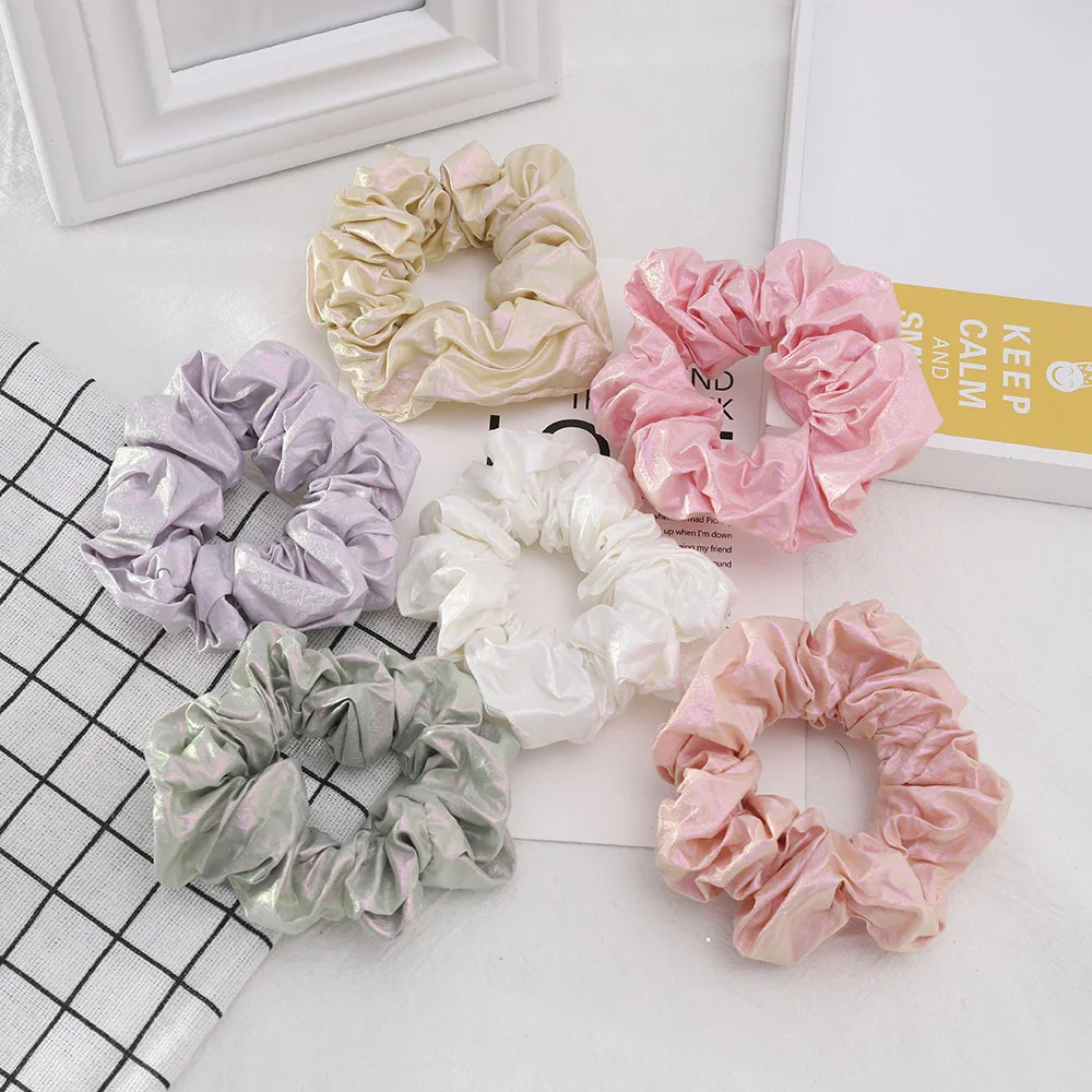 

Fashion Hair Ring Floral Scrunchies for Woman Girls Hair Ties Rope Elastic Hair Bands Korean Hair Accessories Gift