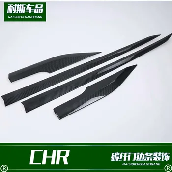 

Fit for Toyota c-hr special door trim carbon fiber grain exterior decoration modification accessories