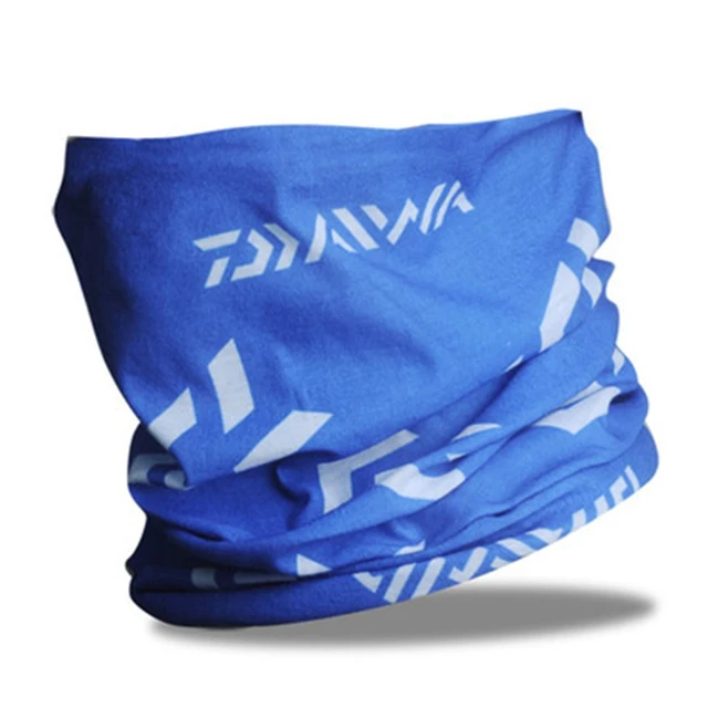 Balaclava Men's Fishing Kerchief Cotton Unisex Cycling Bandana Anti-UV Fishing Hunting Scarf Summer Breathable Pesca Accesorios Blue
