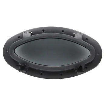 

2 Packs Boat Elliptical Oval Opening Portlight 16"x 8" Window Port Porthole