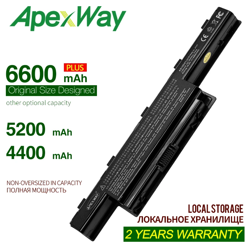 

Apexway 11.1v Battery For Acer Aspire AS10D31 AS10D51AS10D61 AS10D81 AS10D41 AS10D71 4741 5742G V3 E1 5750G 5741G as10g3e