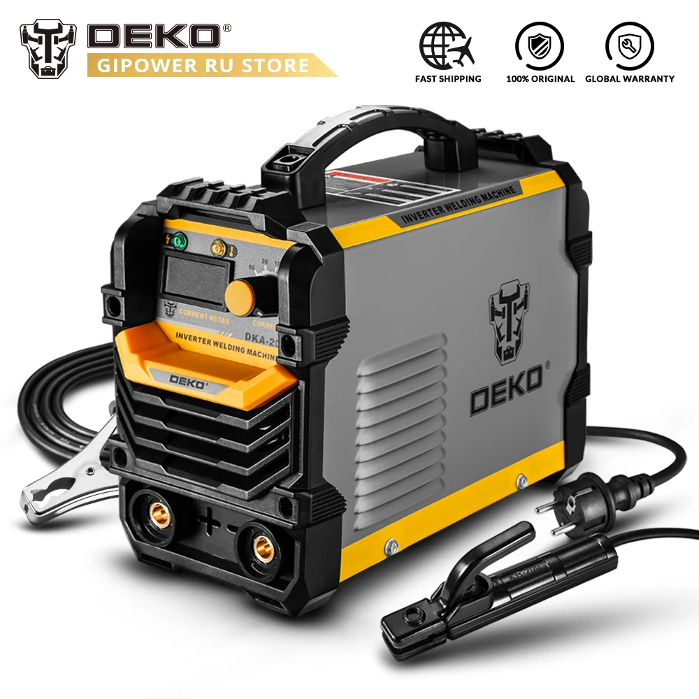 DEKO DKA новый инвертор постоянного тока ARC Welder 220 В IGBT MMA Портативный сварочный