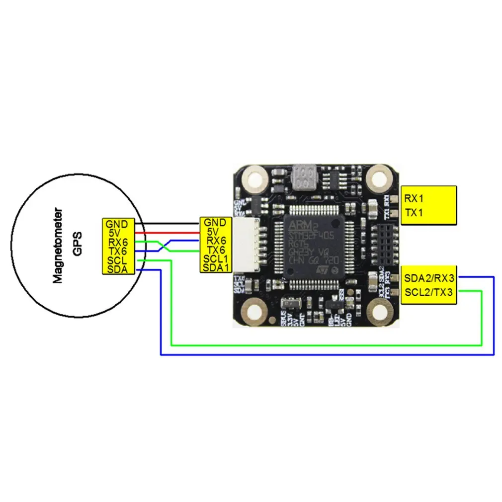 HAKRC мини F4 Контроллер полета 2-4S интегрированный Betaflight OSD для радиоуправляемого дрона FPV гоночные запчасти аксессуар