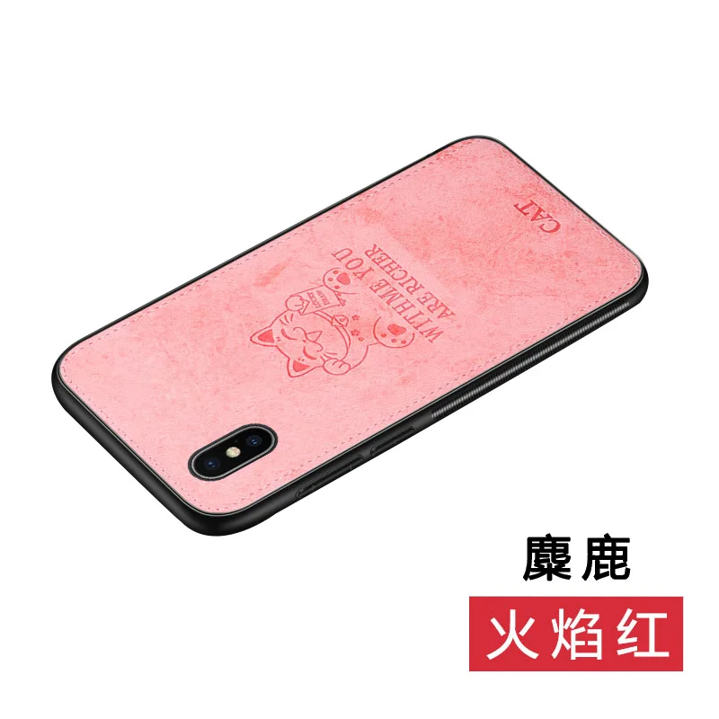 Чехол для телефона для iphone X XS MAX XR 8 7 6 S чехол для телефона s для iphone 11 Pro Max 6 S 6 7 8 Plus X тканевый чехол