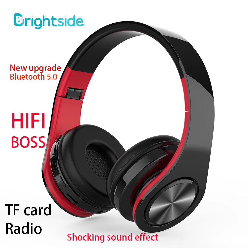 Wireless Headphones Bluetooth Headset Stereo Headphone Gaming Earphones Radio Microphone For PC Mobile phone Mp3 TF card