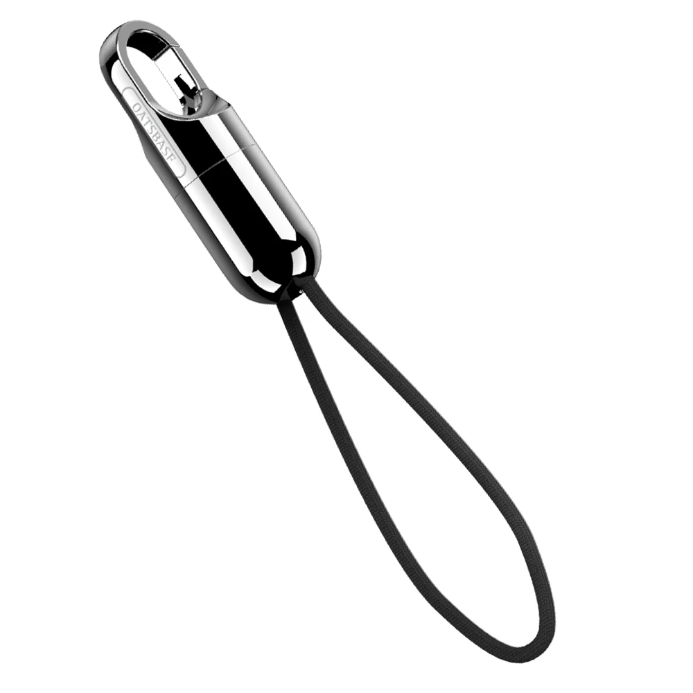Black Телефонный кабель USB кабель для iPhone XS Max XR iPad Air 2 быстрое зарядное устройство для iPhone X 8 7 6 6s Plus брелок дизайн кабель для мобильного телефона - Цвет: Black
