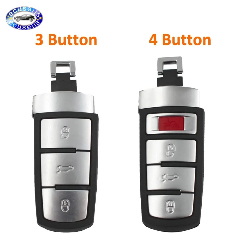3/3+1/4 Buttons Smart Remote Fob KEY Shell Case for VOLKSWAGEN Magotan Passat CC | Автомобили и мотоциклы