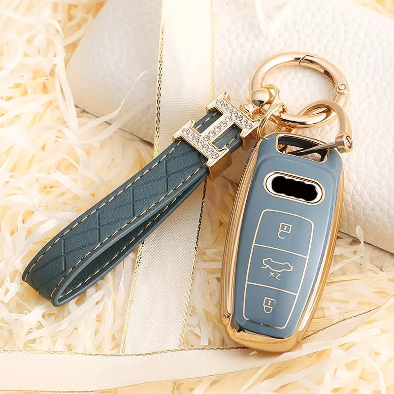 Nuova custodia in TPU Cover chiate/telecomando per Audi A3 A6L A6 A7 A8 Q7 Q8 portachiavi borse per coperture accessori per Auto 12 Nuova custodia in TPU Cover chiate/telecomando per Audi A3 A6L A6 A7 A8 Q7 Q8 portachiavi borse per coperture accessori per Auto - H94d6733bdbb7499995eda44d333e1773T