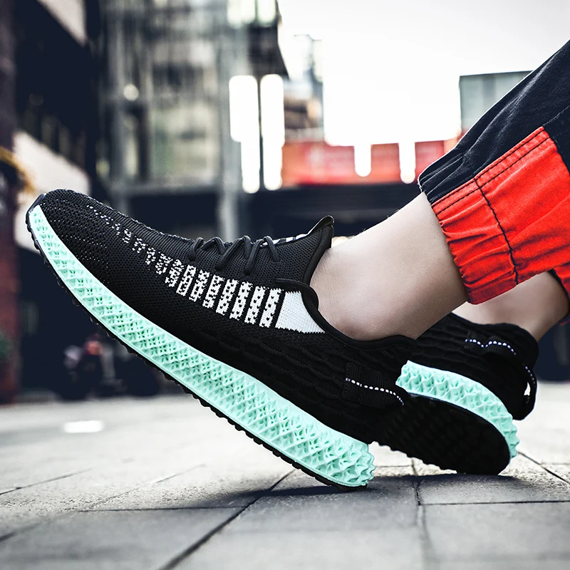 Дышащая спортивная мужская обувь женские белые кроссовки для бега унисекс уличная прогулочная обувь для бега размера плюс