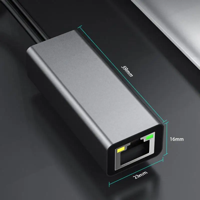 Алюминиевый сплав S71 Micro USB Ethernet адаптер 100 м LAN Карта 1 м Micro USB к RJ45 конвертер