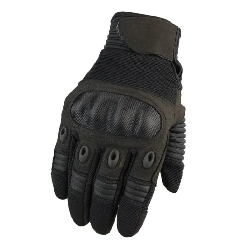 Outdooor велосипедные тактические перчатки скалолазание для пешего туризма сенсорный экран Нескользящие военные армейские Пейнтбольные перчатки для стрельбы - Цвет: Black