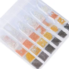 Украшение для дизайна ногтей, шар, гальваническое покрытие, золото, серебро, розовое золото, пистолет, черный стальной шар, решетки, украшения, икра, украшение для ногтей