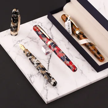 

New Launched Moonman M300 Acrylic Fountain Pen Fashion Gift Fine Nib Student School office ink pens stationery supplies