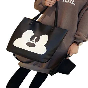 

Women Dog Face Print Handbags PU leather Fashion Strap Shoulder Bags Solid color luxury large capacity Crossbody Bags