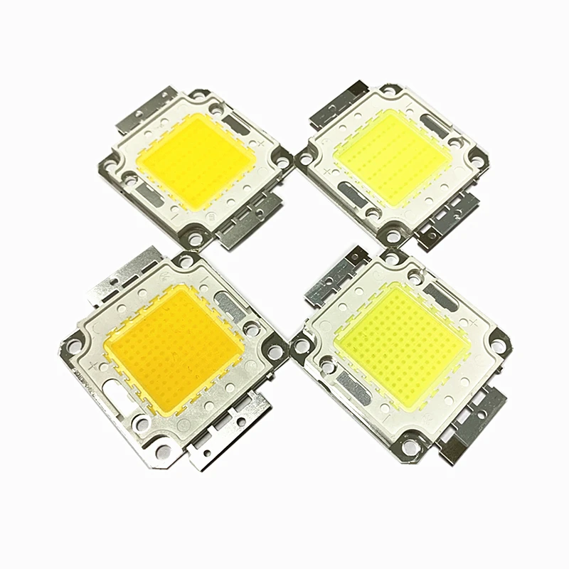 2pcs/lot 10W 20W 30W 50W 100W COB LED Chip Lamp Bulb Chips for Spotlight Floodlight Garden Square Integrated Light Beads | Лампы и