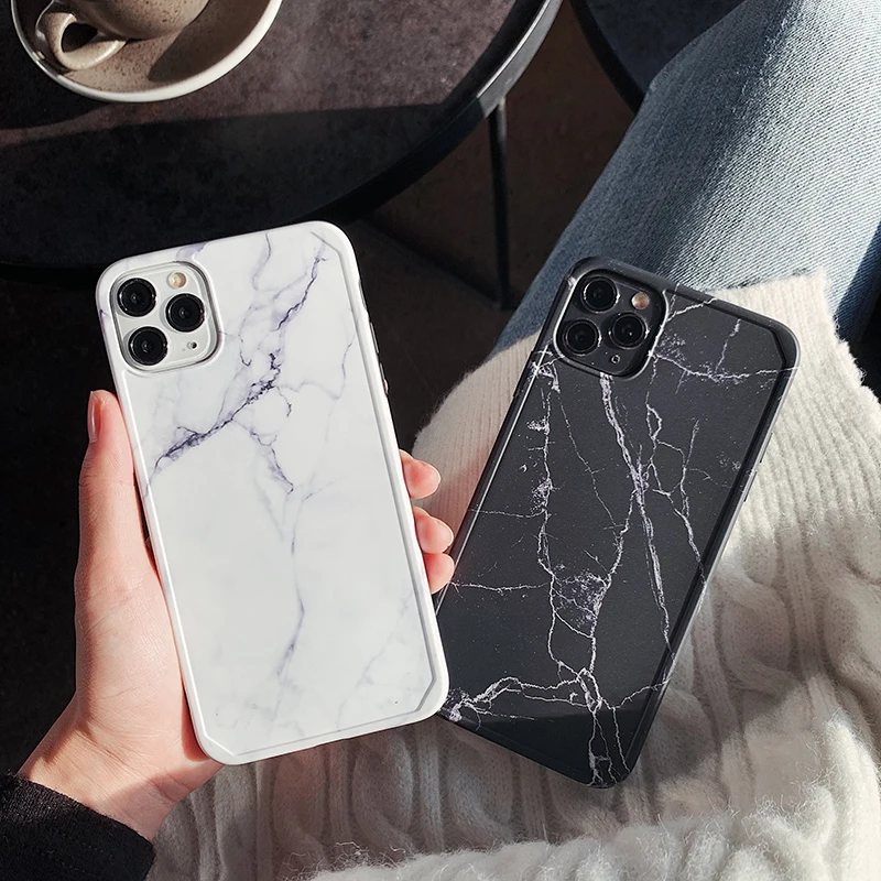 Новая форма 3D мягкие чехлы для телефонов для iPhone 11Pro Max 7 8 Plus X Xs Max Xr 11 Pro Классический Мраморный мягкий чехол Fundas чехол